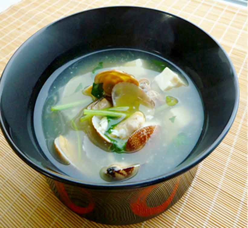 黄金しょうがのとろみ汁~あさりと豆腐入り~